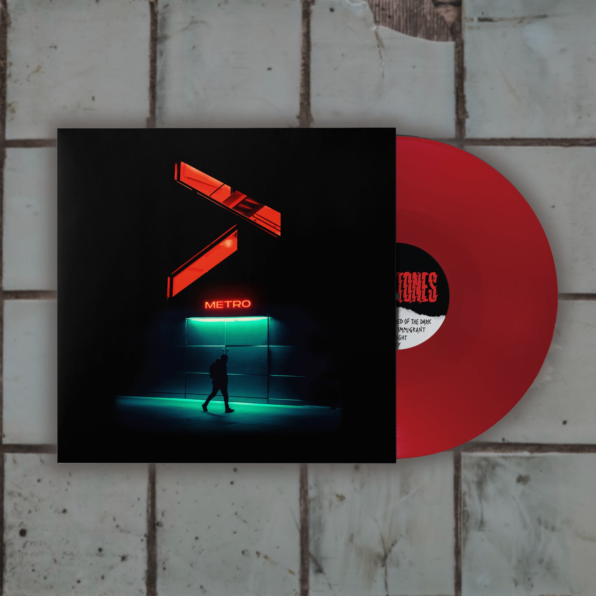METRO Gatefold Vinyl - Opaque Red – The Blue Stones Official